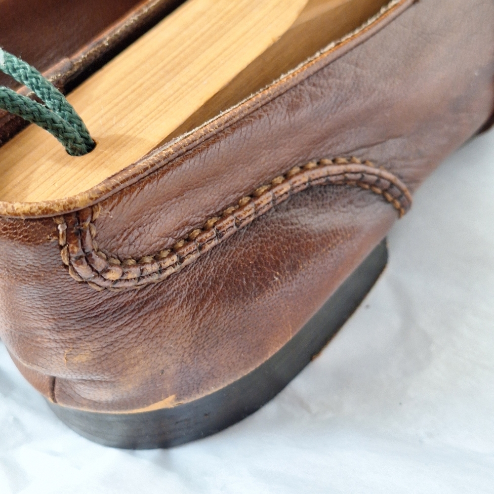 VINTAGE Rare Gucci Horsebit Brown Leather Flat Loafers - 8.5 - Picture 8 of 15